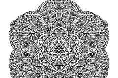 Mandala to color zen relax free 21